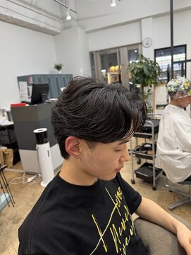 アロー 船橋店(AROH) MEN’S/リバースセンターパート/ニュアンスパーマ/船橋