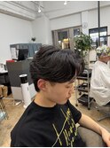 MEN’S/リバースセンターパート/ニュアンスパーマ/船橋