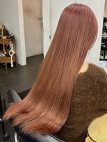 シベルバレー 横浜(sibell)&nbsp;▽ セミロングレイヤーピンクくびれミディアムシャギーカット