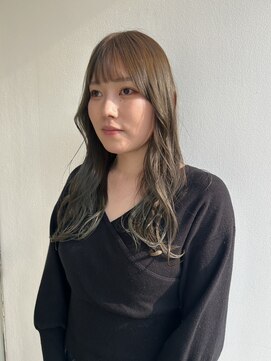 フォークロア 本店(Folk Lore) 透け感ベージュの韓国風ロング