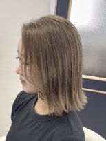シャルムパリス(charme paris)&nbsp;ボブ　外はね　ベージュ　髪質改善