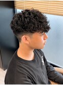 STYLE藤沢メンズカットダウンバングスペインカールパーマ