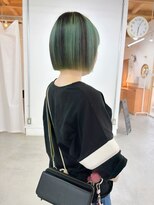 オー(OOO) グリーンデザイン×ミニボブ◯