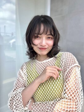 バーチ バイ クロップエス(BIRCH by crop es) 【大人ナチュラル】顔まわりレイヤー×ゆるふわパーマ