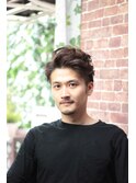 大人ワイルドオールバック!