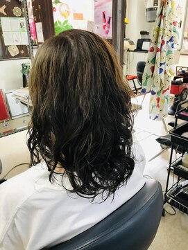 あかね美容室 田上店 ふんわりナチュラルウェーブスタイル☆