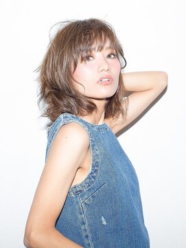 サロンドメルシー (salon de merci) 【salon de merci 青葉台】大人かわいい くせ毛風 ふわミディ☆