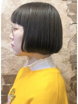 マギーヘア(magiy hair)&nbsp;ぱっつんミニボブ［magiyhair西部笑］