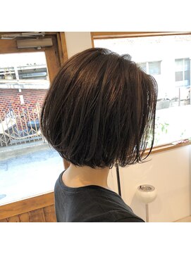 カウチ 板橋本町店(kauti) 乾かすだけで内側にまとまるボブ