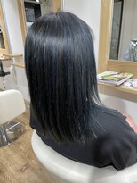 ヘアースタジオ ゼン(hair studio Zen) イメチェン　ハイライトブルー