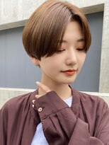 エリマ 調布(elima)&nbsp;大人かわいいショート  マロンベージュ イルミナカラー