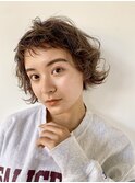 ショートボブパーマ