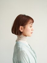 ジュール 池袋(Joule)&nbsp;顔型別ヘアスタイル特集/マロンベージュ/Aラインボブ/池袋