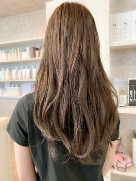 キャアリー(Caary) 福山市イルミナカラー人気ベージュcaaryゆる波巻き