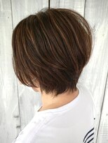 エスハートオブヘアー 植田店(ES Heart of HAIR)&nbsp;【ES 伊藤】サマースタイル No.55 ウルフショート３Ｄハイライト