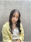 シルキーベージュ×グレージュカラー【髪質改善/縮毛矯正】