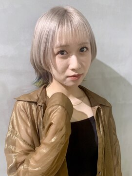 アルバム 池袋(ALBUM) ハイトーンデザインウルフ_チェリーブラウンフェミニン_49349