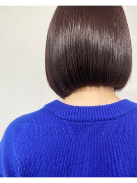 インスヘアー 梅田(INCE HAIR) mini bob × berry brown