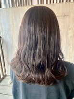 ココカラヘアー ニコ(cococara hair nico)&nbsp;ショコラブラウン/外ハネボブ/秋色/グレージュ/20代/30代