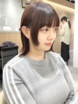 ロンドプロフィール 浦和(Lond profil)&nbsp;顔まわりレイヤー　秋カラーマロンブラウン