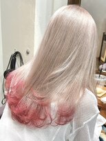 ロア 福岡天神本店(LORE) ダブルカラーベージュカラーケアブリーチカラーハイトーンカラー