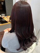 クレア 岡崎南店(CREA)&nbsp;ブリーチ無し♪バーガンディブラウン