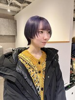 カフ(CAF)&nbsp;CAF FUKO イメチェン/ラベンダーカラー/ウルフ/大阪/心斎橋