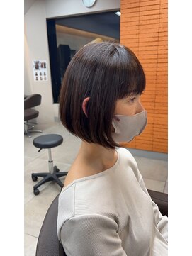 リリ(Liri material care salon by JAPAN) 纏まりのあるボブデザイン
