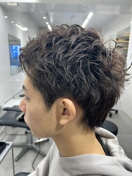 メンズヘアトーキョー 渋谷(MEN'S HAIR TOKYO) ワンカールパーマ/アップバング