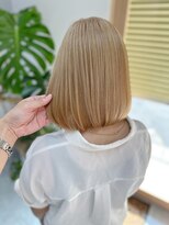 シュアショット(SURE SHOT)&nbsp;ハイトーンボブ　　髪質改善　ブリーチ