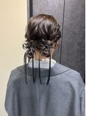ふわふわツインアレンジ♪結婚式お呼ばれオケージョンヘア