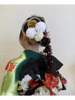 ヴィサージュオーク(VISAGE oak)&nbsp;編み下ろし/成人式ヘア/お呼ばれヘア