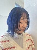 ポート 蕨(PORT)&nbsp;ネイビーショートウルフ【天間　彩香】