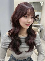 ユニ 原宿(uni) 韓国レイヤーカット　ウェーブスタイル