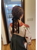 卒業式袴　着付け＋ヘアセット