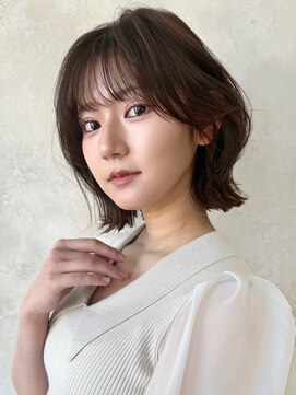 アフロート ルヴア(AFLOAT RUVUA) AFLOAT RUVUA【伊藤 潤】くびれボブ/顔周りカット