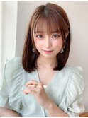 【NEW OPEN】小顔前髪あり後れ毛サイドバングメルティカラー