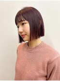 ワインレッドカラーカシスカラーピンクブラウンカラー秋冬カラー