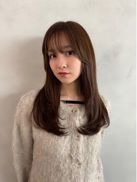 エル 北千住(elu) バブみレイヤー_メルティカラーフェミニンロング似合わせカット