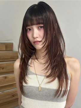 ヨーク(YOKE) レイヤーカットハッシュカットロングレイヤー