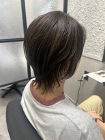 エルプラスヘアー 平尾店(L+hair) （30代）ミディアムウルフ