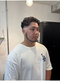 極道パーマ スキンフェード