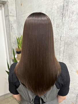アンフィニ 延岡(Anfini) 艶髪ストレート×髪質改善カラー