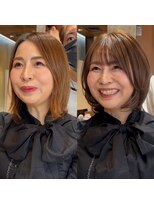 アンジュレーブ(AngeReve)&nbsp;前髪カット・顔周りカットで大変身★レイヤーカットお任せ下さい