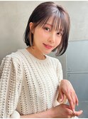 Aimee 町田　スモーキーブラウン×ボブ