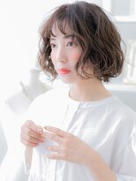 モッズヘア 越谷(mod's hair) 抜け感アースカラーゆるふわボブパーマA2越谷20代30代40代#14