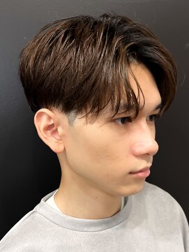 エルマーク(L-MARK) センターパート/ニュアンスパーマ/ダウンパーマ/men's