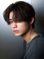 ルーシー 渋谷(LUCEY) センターパートフェザーパーマシャドウパーマメンズパーマ