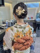 ケンジ 横浜(KENJE) 浴衣ヘア/ゆるふわヘア/シニヨン/まとめ髪/花火大会