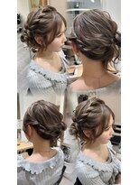 クク(coucou) 淡ミルクティーカラー×推し活ヘアセット♪